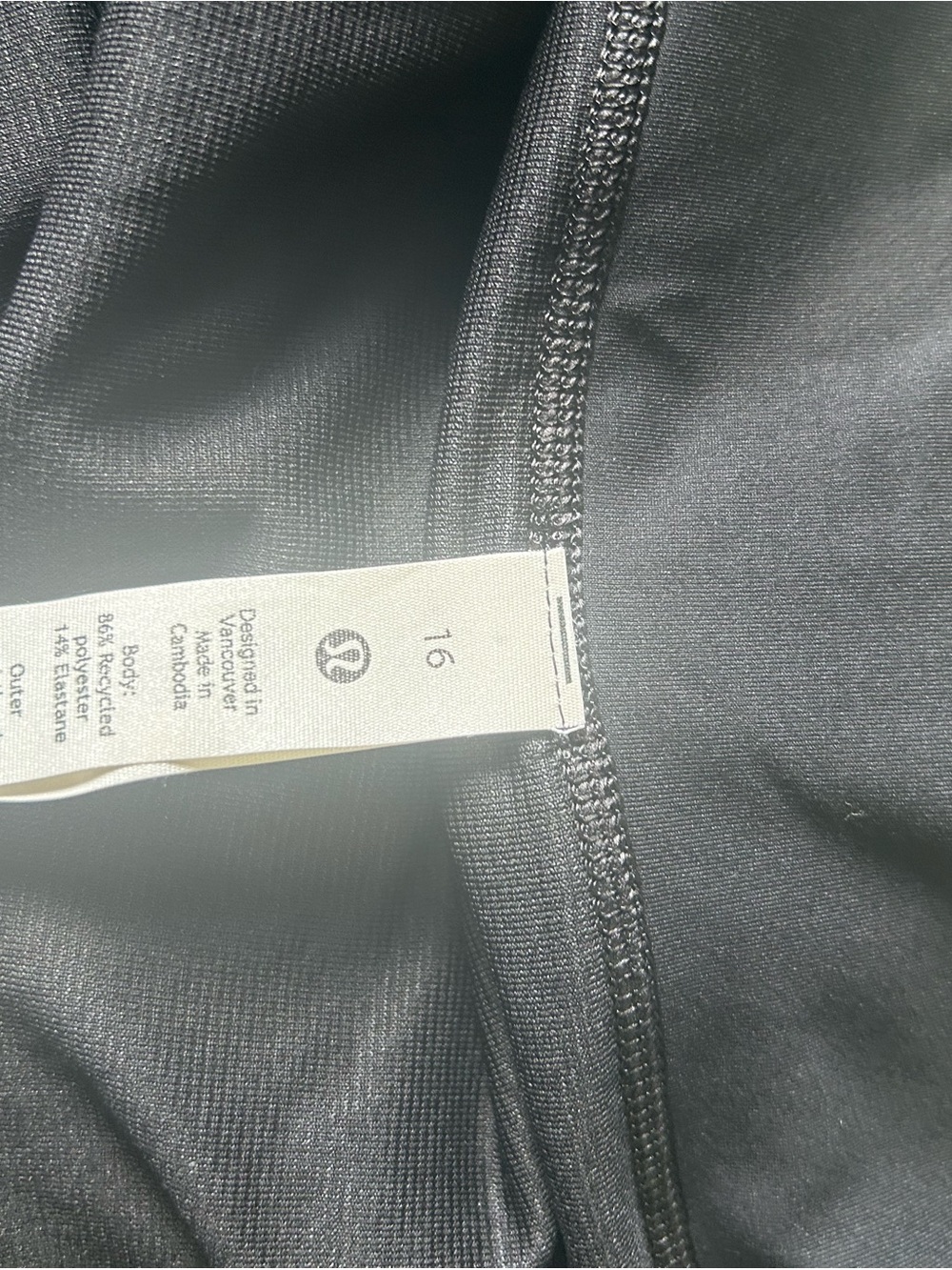 lululemon athletica Black Activewear Shorts - Picture 3 of 3